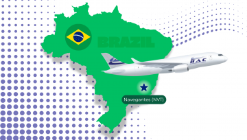 New Weekly Direct CAO Flight: Miami → Navegantes